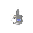 VDI 30, angular tool holder, coupling TOEM, no internal cooling