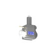 VDI 30, angular tool holder, coupling FLAT(~DIN 1809), with internal cooling