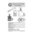 VDI 50. angular tool holder. coupling TOEM. with 20bar internal cooling