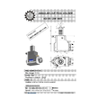VDI 50. angular tool holder. coupling DIN 1809. no internal cooling