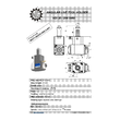 VDI 30. angular tool holder. coupling DIN 5480 Sauter synchron . with 20bar internal cooling. with tapered roller bearings
