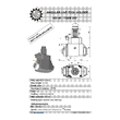 VDI 40. angular tool holder. coupling TOEM. with 80bar internal cooling. with tapered roller bearings