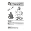 VDI 40. angular tool holder. coupling TOEM. with 80bar internal cooling. with tapered roller bearings