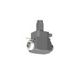 VDI 40, angular tool holder, coupling TOEM, with 80bar internal cooling, with tapered roller bearings