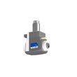 VDI 40, angular tool holder, coupling TOEM, no internal cooling, with tapered roller bearings