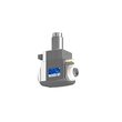 VDI 40, angular tool holder, coupling TOEM, with internal cooling, with tapered roller bearings