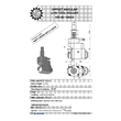 VDI 40. angular&offset tool holder. coupling HAAS. with 80bar internal cooling. with tapered roller bearings