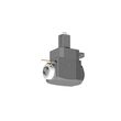 VDI 40, angular tool holder, coupling DIN 5482, with internal cooling, with tapered roller bearings
