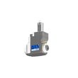 VDI 30, angular&offset tool holder, coupling DIN 5480, with internal cooling with Tapered roller bearings