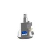 VDI 30, angular tool holder, coupling DOG CLUTCH, no internal cooling with Tapered roller bearings