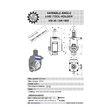 VDI 40. variable angle tool holder. coupling DIN 1809. no internal cooling