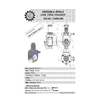 VDI 50. variable angle tool holder. coupling TOEM. with 20bar internal cooling