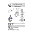 VDI 50. variable angle tool holder. coupling DIN 1809. no internal cooling