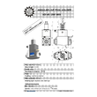 VDI 40. angular tool holder. coupling DIN 1809. with 80bar internal cooling. with tapered roller bearings