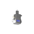 VDI 40, angular tool holder, coupling DIN 1809, with internal cooling
