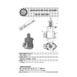 VDI 40. angular tool holder. coupling DIN 1809. no internal cooling