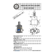 VDI 40. angular tool holder. coupling DIN 5480 Sauter synchron . with 20bar internal cooling. with tapered roller bearings