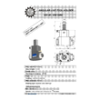 VDI 40. angular tool holder. coupling DIN 5480 Sauter synchron . with 20bar internal cooling. with tapered roller bearings