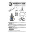 VDI 40. angular tool holder. coupling DIN 5480 Sauter synchron . with 20bar internal cooling. with tapered roller bearings