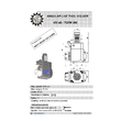 VDI 40. angular tool holder. coupling TOEM. no internal cooling