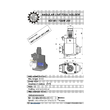 VDI 40. angular tool holder. coupling TOEM. with 80bar internal cooling