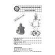 VDI 40. angular tool holder. coupling DIN 1809. no internal cooling