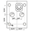 Boring bar holder, with internal coolant supply, HAAS