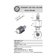 VDI 30. angular tool holder. coupling DIN 5480 Sauter synchron . with 20bar internal cooling