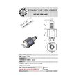 VDI 40. angular tool holder. coupling DIN 1809. no internal cooling. with tapered roller bearings
