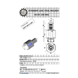 VDI 50. straight tool holder. coupling DIN 5482 Sauter . no internal cooling