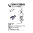 VDI 50. straight tool holder. coupling DIN 1809. no internal cooling