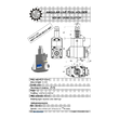 VDI 40. angular tool holder. coupling DOG CLUTCH-INDEX/TRAUB. with 80bar internal cooling. with tapered roller bearings