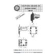 Cut off holder. LH. DOOSAN