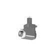 VDI 50, angular tool holder, coupling DIN 5482, with internal cooling