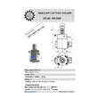 VDI 40. angular tool holder. coupling DIN 5480 Sauter synchron . no internal cooling