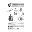VDI 40. angular tool holder. coupling TOEM. with 80bar internal cooling