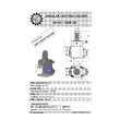 VDI 40. angular tool holder. coupling TOEM. with 80bar internal cooling