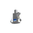 VDI 40, angular tool holder, coupling DIN 1809, with 80bar internal cooling, with tapered roller bearings