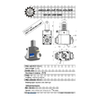 VDI 40. angular tool holder. coupling DIN 5480 Sauter synchron . with 80bar internal cooling. with tapered roller bearings