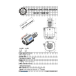 VDI 50. straight tool holder. coupling TOEM. with 80bar internal cooling. extreme duty