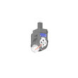 VDI 30, variable angle tool holder, coupling DIN 5482, with internal cooling