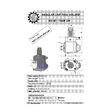 VDI 40. angular tool holder. coupling TOEM. with 80bar internal cooling