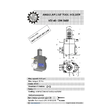 VDI 40. angular tool holder. coupling DIN 5480 Sauter synchron . no internal cooling
