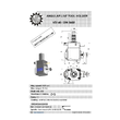 VDI 40. angular tool holder. coupling DIN 5480 Sauter synchron . no internal cooling