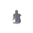 VDI 40, angular tool holder, coupling DIN 1809, with internal cooling