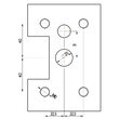 Boring bar holder, with internal coolant supply, HAAS