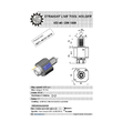 VDI 40. straight tool holder. coupling DIN 1809. no internal cooling. short