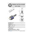 VDI 40. straight tool holder. coupling HAAS. with 20bar internal cooling