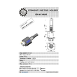 VDI 40. straight tool holder. coupling HAAS. with 20bar internal cooling