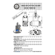 VDI 30. angular tool holder. coupling TOEM. with 80bar internal cooling. with tapered roller bearings